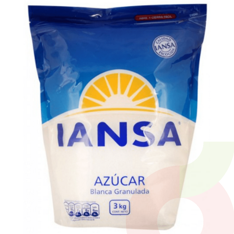 AzÚcar Blanca Granulada Iansa 3kg Supermercados Eltit 4749