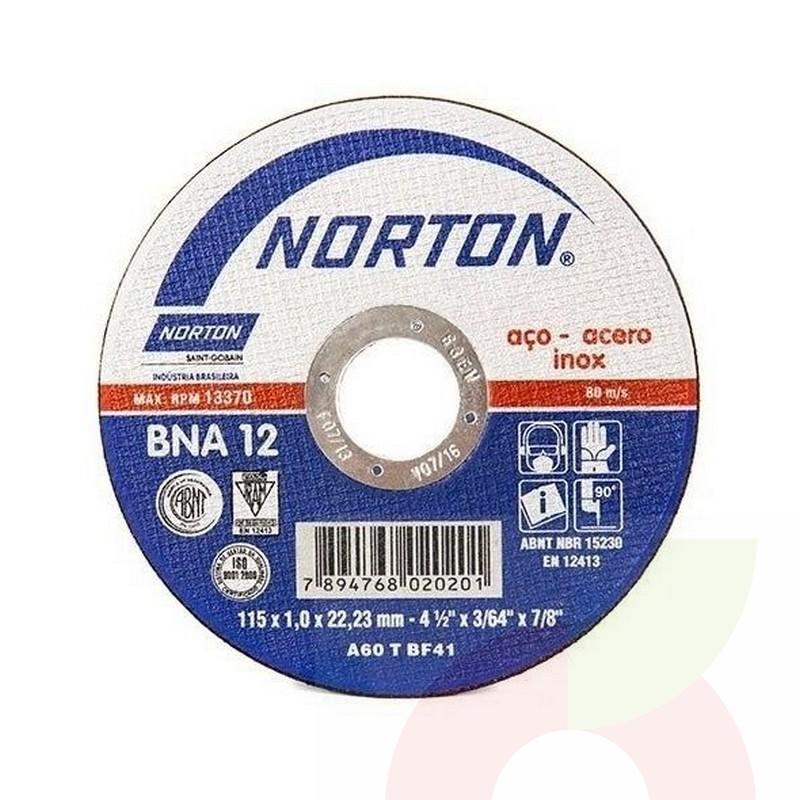 Disco Corte 4.1/2 X 1mm Norton A60 - Eltit