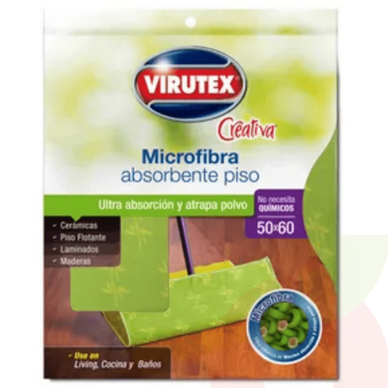 Plano Gruñido sobre TRAPERO MICROFIBRA ABRASIVA CREATIVA-VIRUTEX - Supermercados Eltit